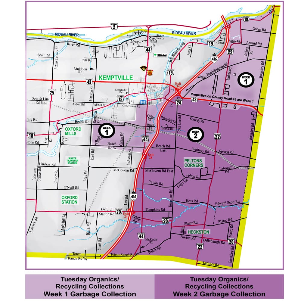 Map of Tuesday Collection