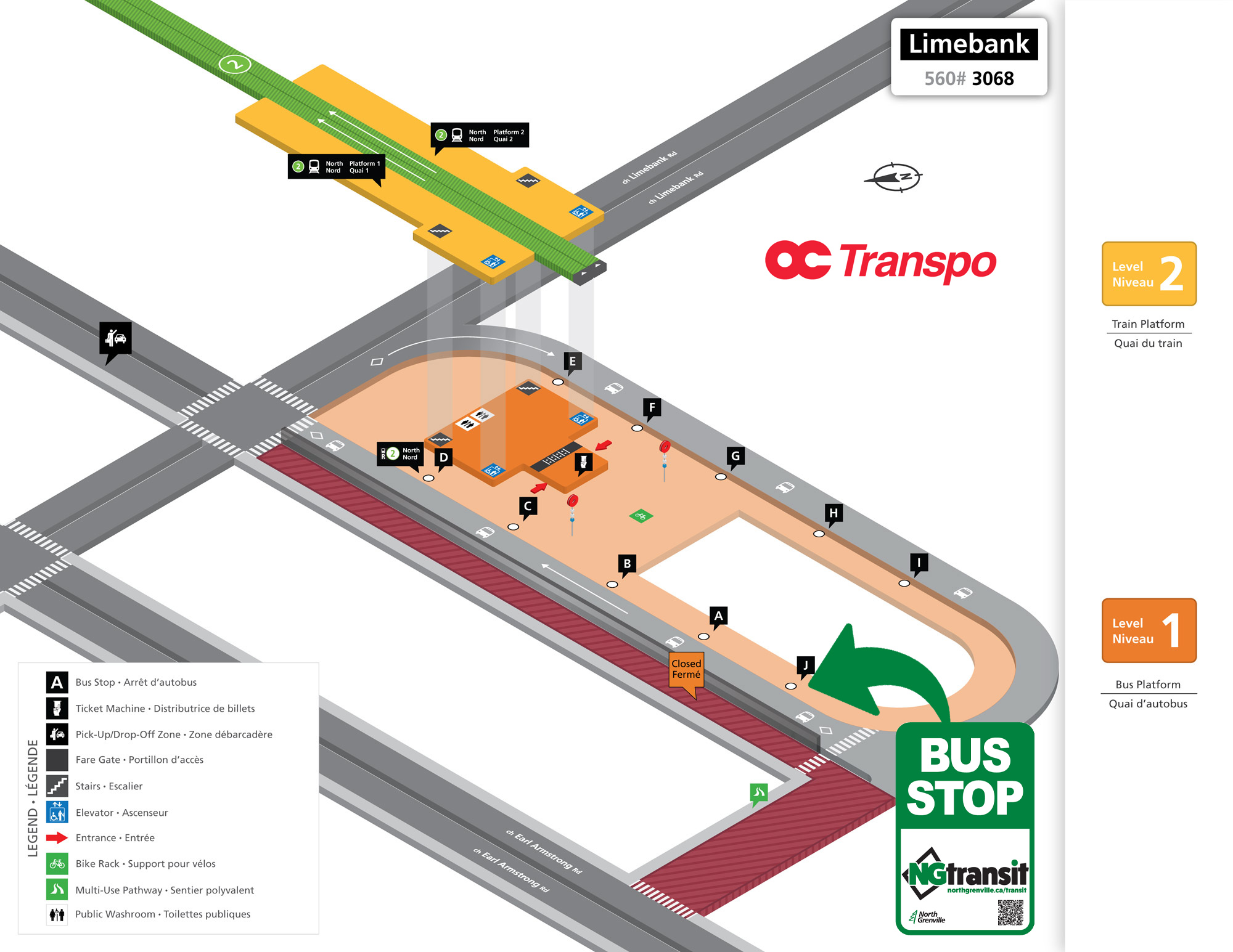 NGtransit stop at Limebank Station
